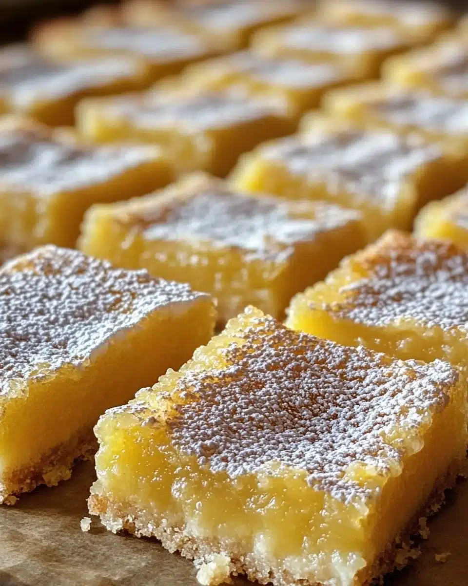 Super Easy Lemon Bars