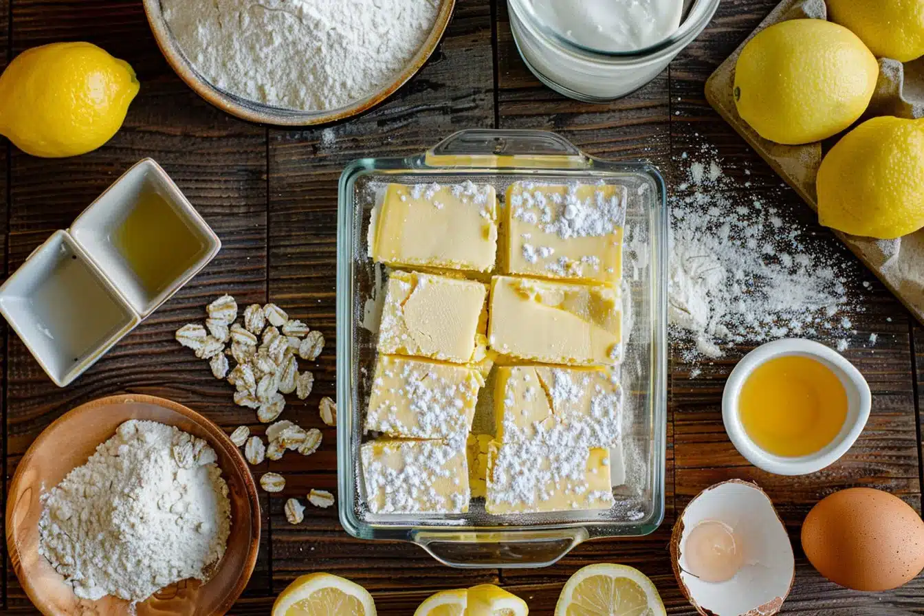 Quick Gluten Free Lemon Bars