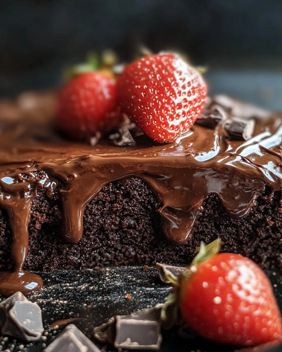 Delicious Flourless Chocolate Cake made with simple ingredients