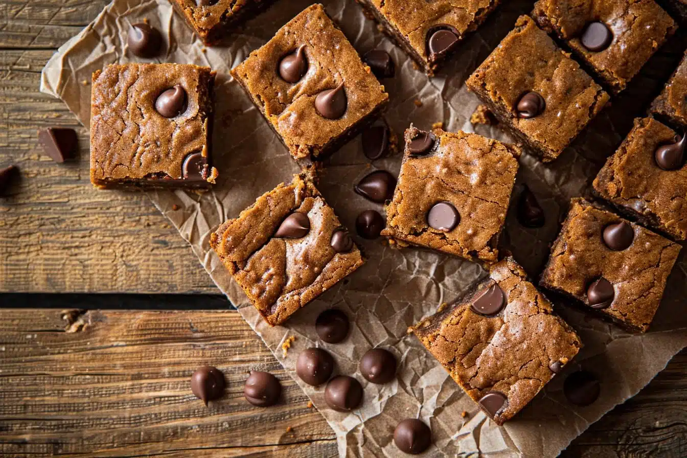 Easy Flourless Peanut Butter Blondies