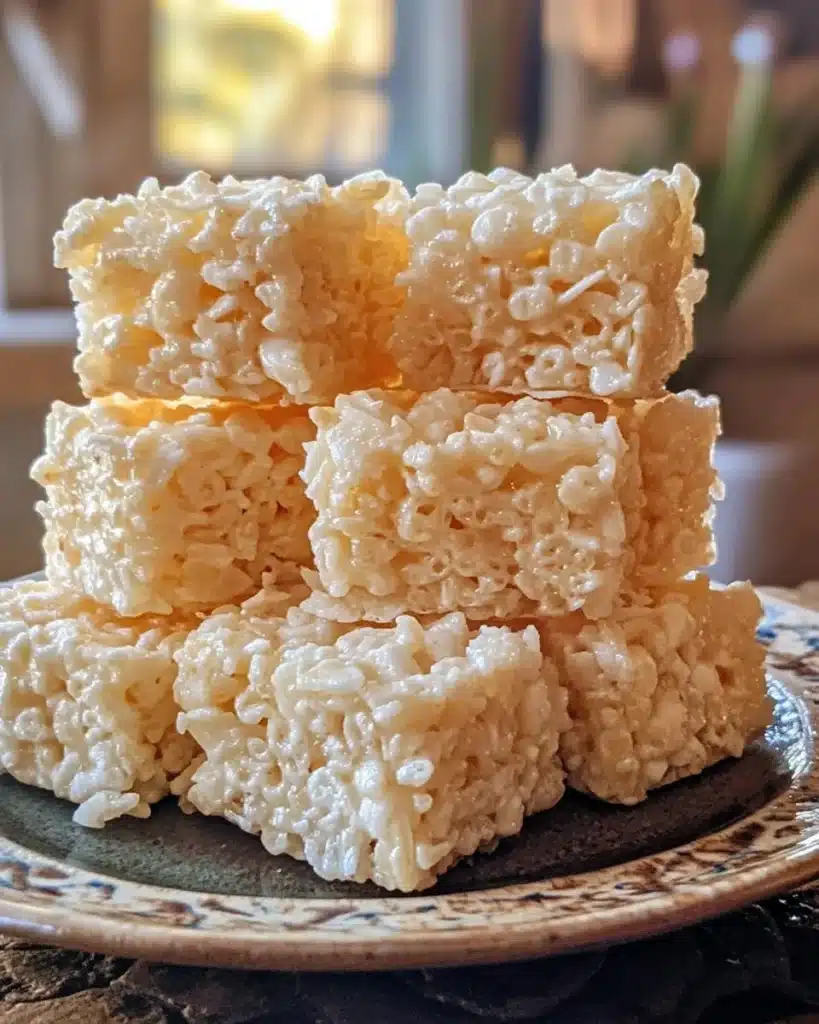 Ingredient No-Bake Coconut Rice Krispy Treats