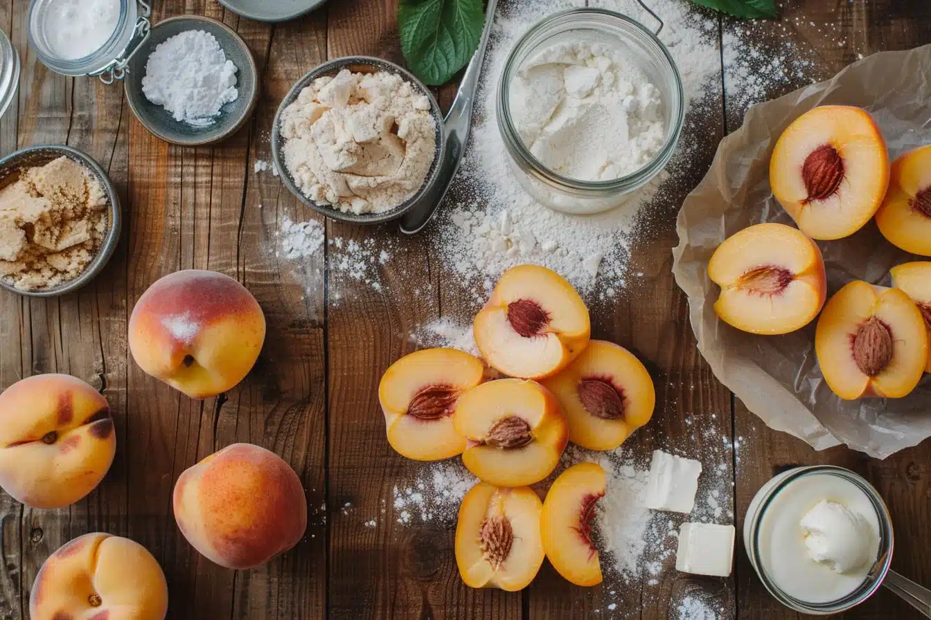 Single Serving Peach Cobbler