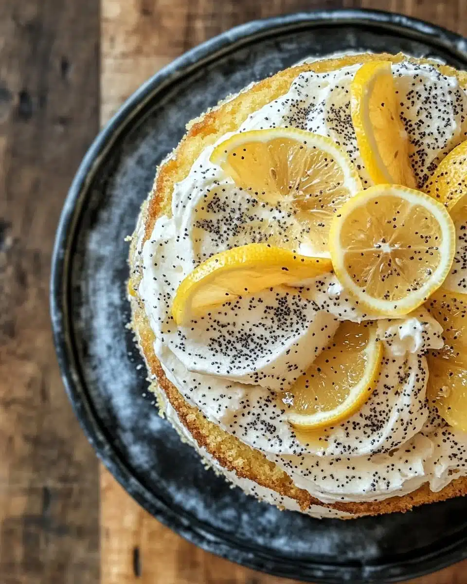 Lemon Poppy Seed Cake