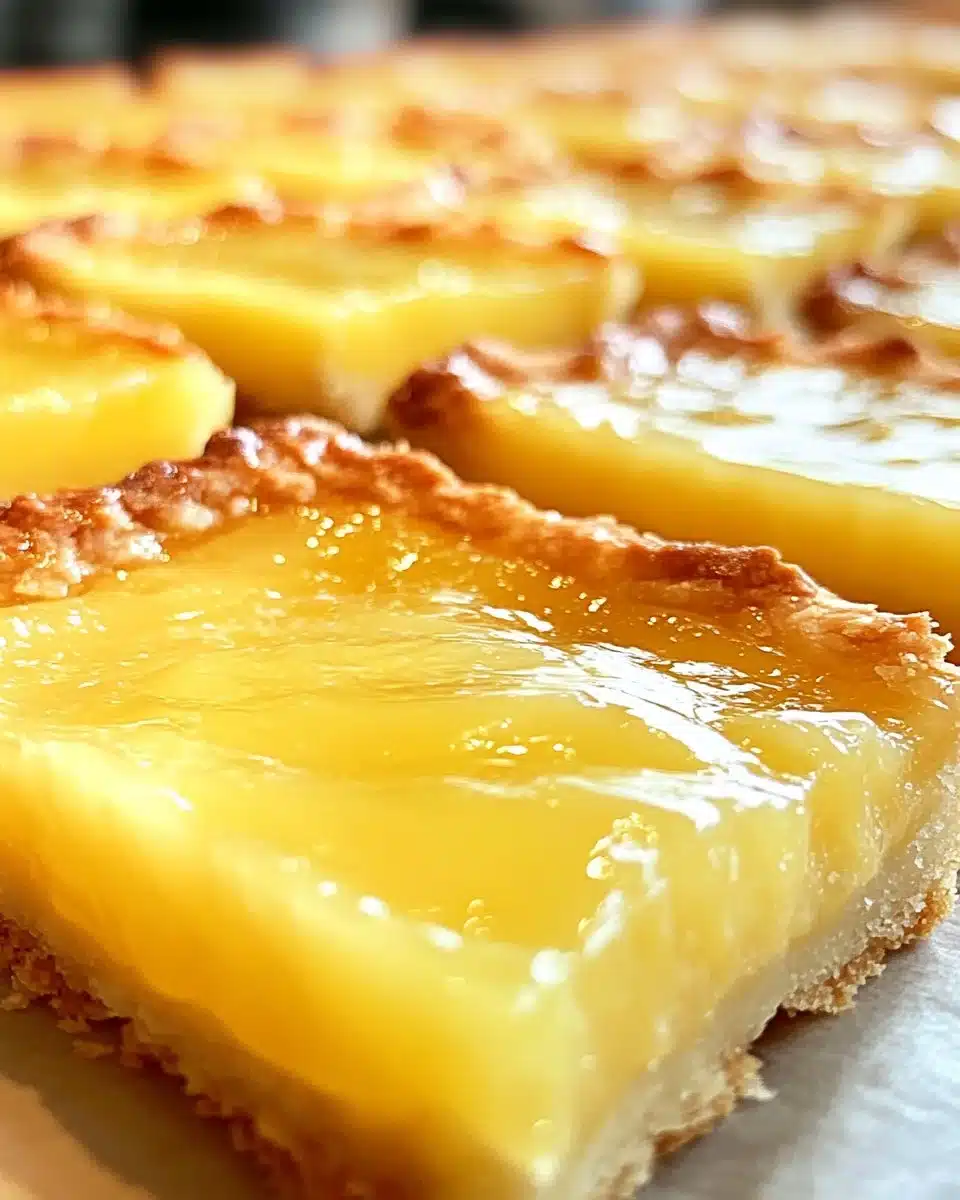 Lemon Curd Shortbread Tart