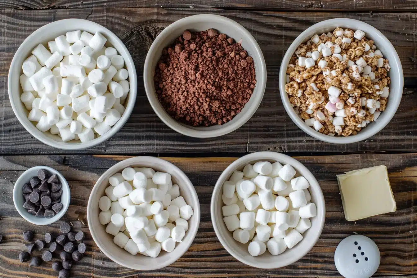 Hot Chocolate Rice Krispie Treats