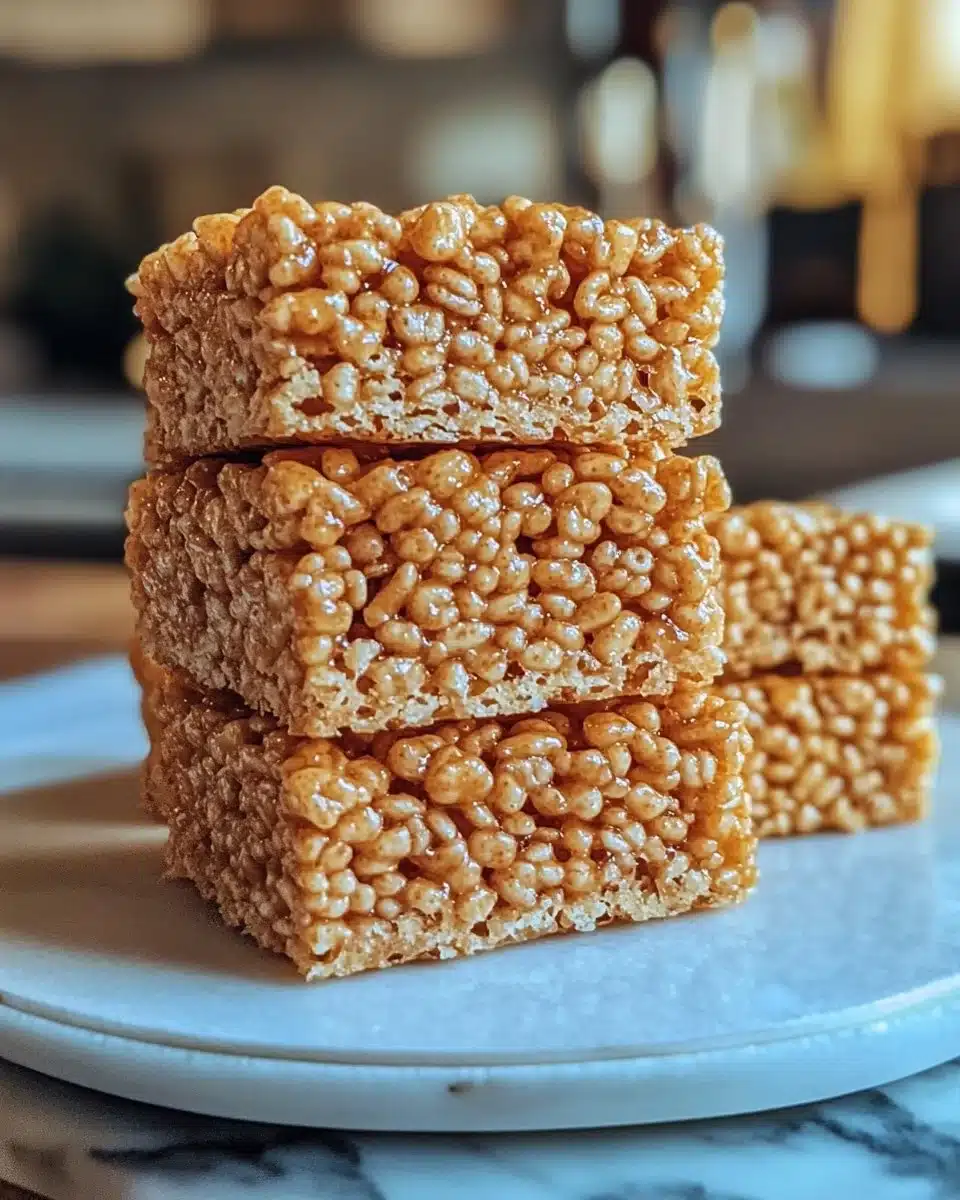 Peanut Butter Rice Krispies Treats