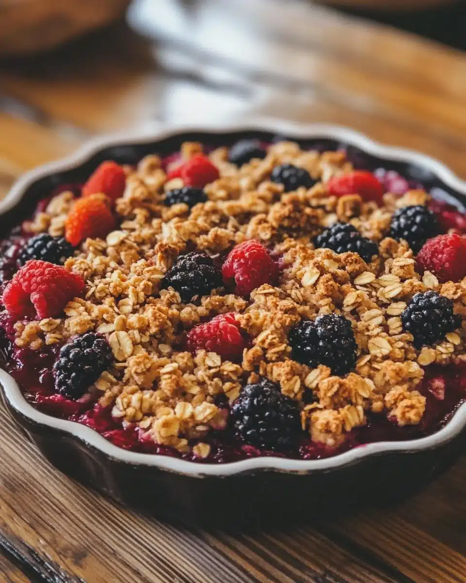 Triple Berry Crisp