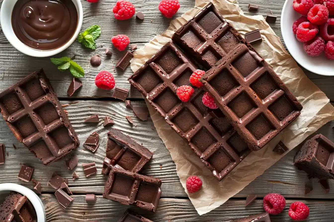 Waffle Brownies